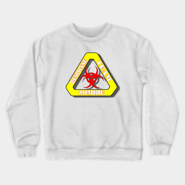 Zombie response Team Crewneck Sweatshirt by spanglerart